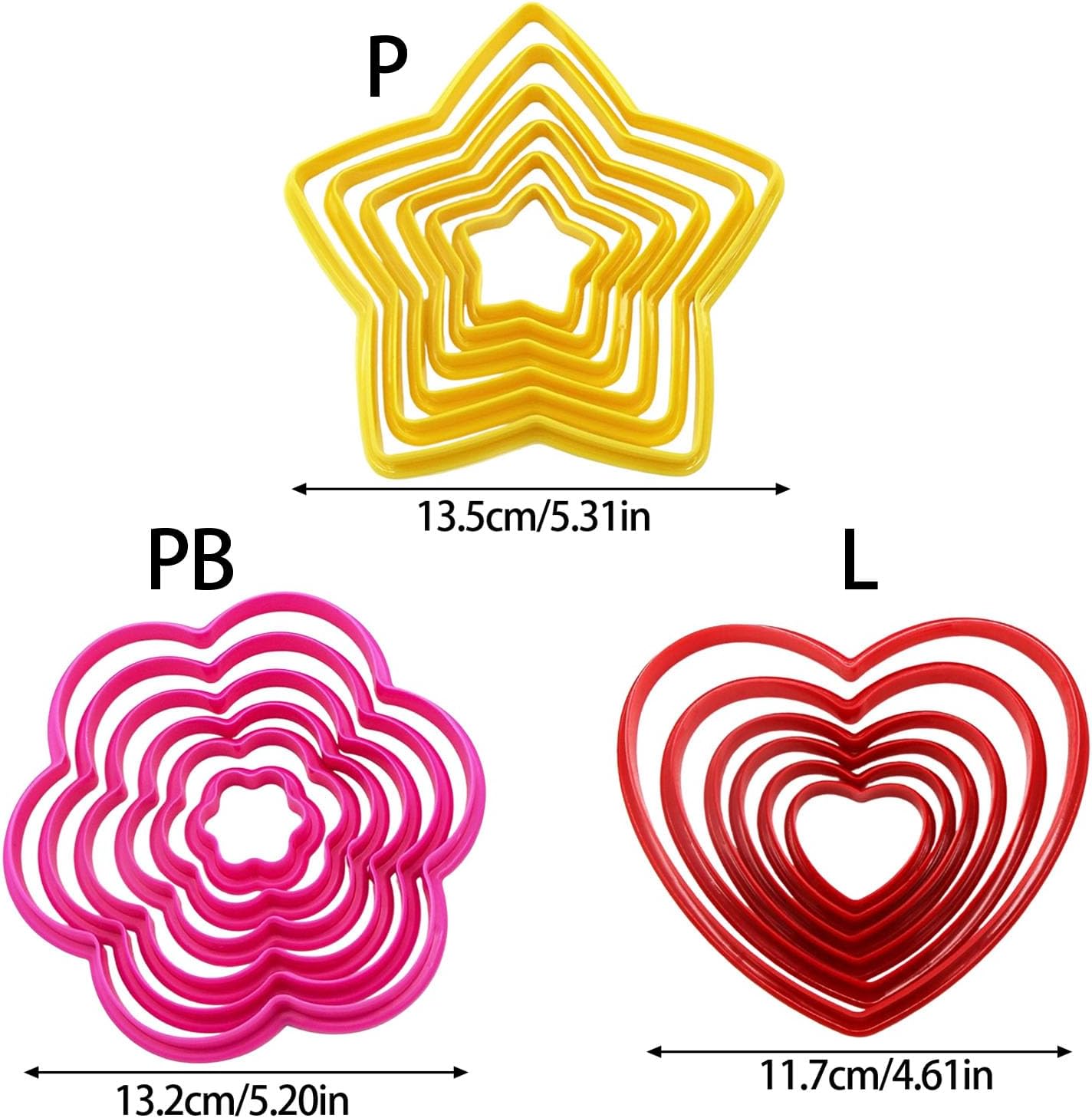 6PCS Sugar Set, Easy Storage, Star Heart, Love image 3