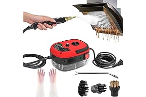 Muntuni 2500w HandHeld Multi-Surface Steam Cleaners for Home Cleaning