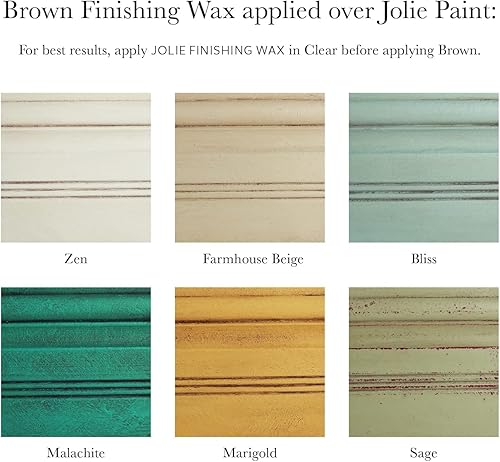 Miniatura 2 de Jolie Pintura protectora para acabado, cera de acabado, uso en muebles de interior, armarios, paredes, decoración del hogar y accesorios, sin olor,