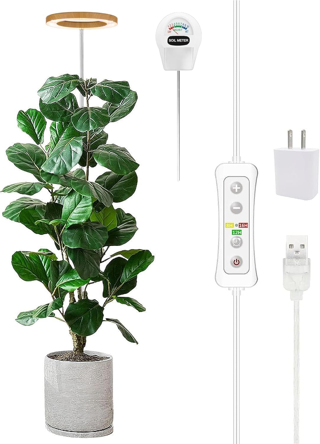 Yadoker Grow Light - Full Spectrum Plant Light -26