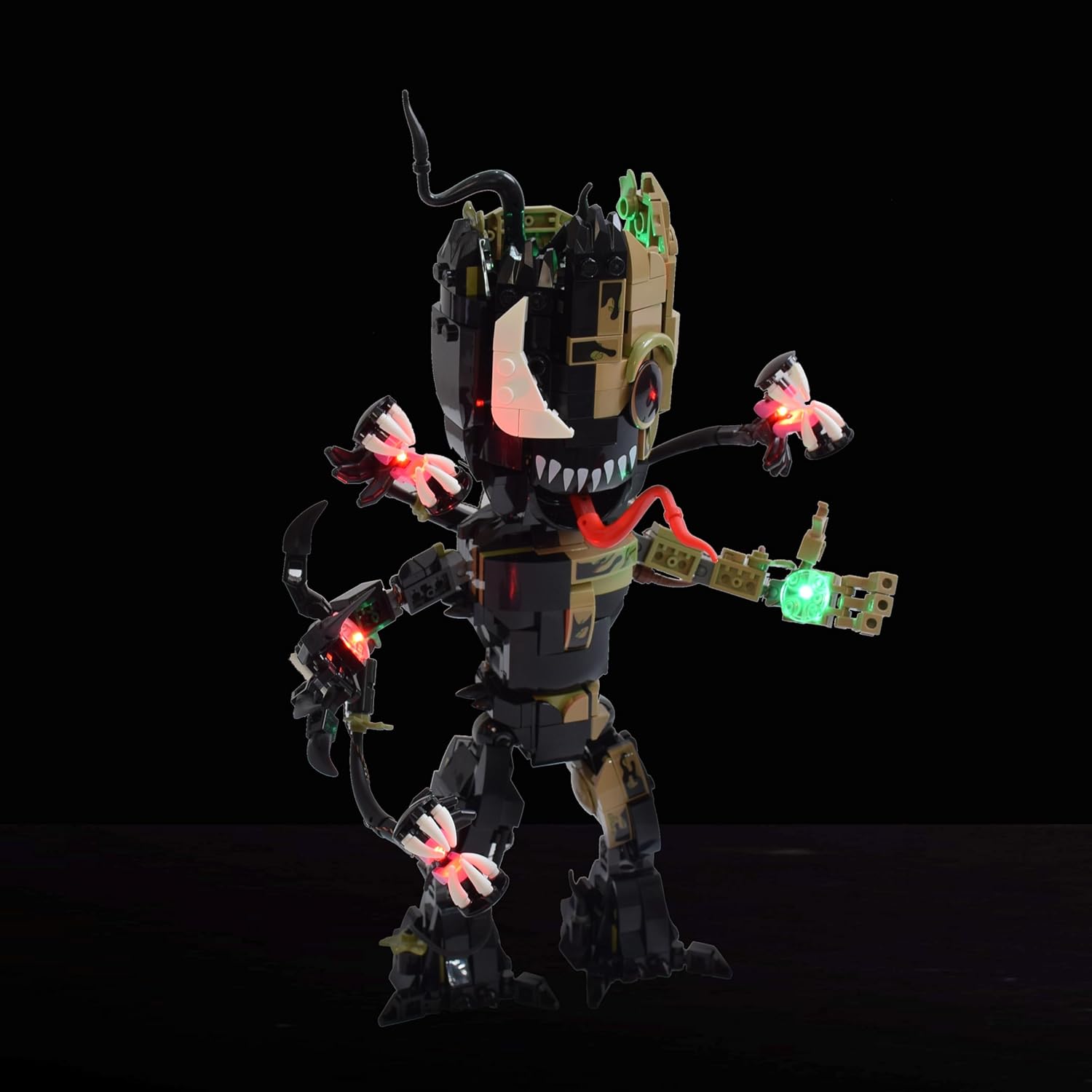 LightGo LED Lighting Kit Designed for Lego 76249 Venomized Groot Building Set - Not Include Model