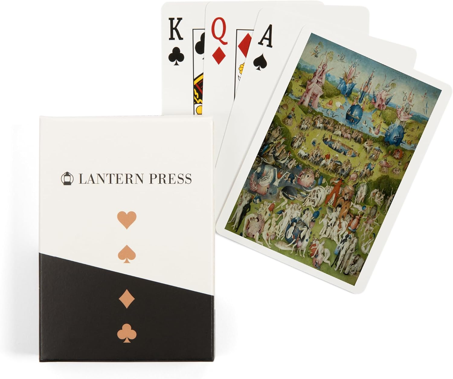 The Garden of Earthly Delights, (Artist: Hieronymus Bosch c. 1480), Masterpiece Classic, 52 Playing Cards for Adults, Poker Size Card Deck