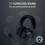 Razer BlackShark V3 X HyperSpeed Wireless Gaming Headset for PC: 50mm Drivers - Cardioid Mic - 2.4 GHz, Bluetooth, USB - Works with Mac, PS5, Nintendo Switch, Smartphone - 70 Hr Battery - Black