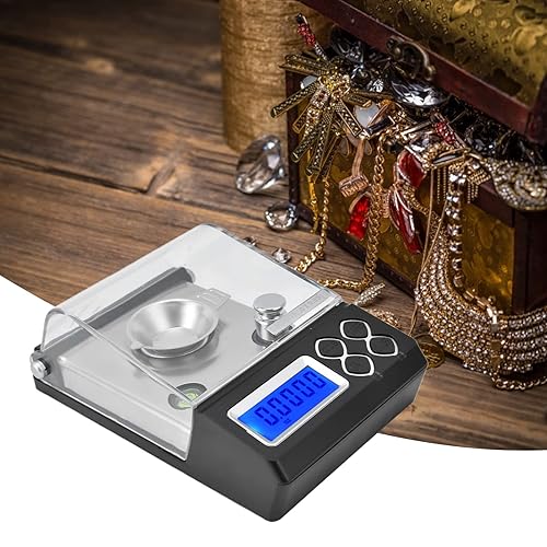 Miniatura 3 de Báscula digital en quilates, escala de miligramo, bolsillo preciso y exquisito para gemas para joyería