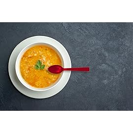 DecorRack Plastic Cutlery Set, Red Colored Plastic Silverware Sets for Parties, 96 Piece Bulk Heavy Duty Utensils (Red, 96 Pieces)