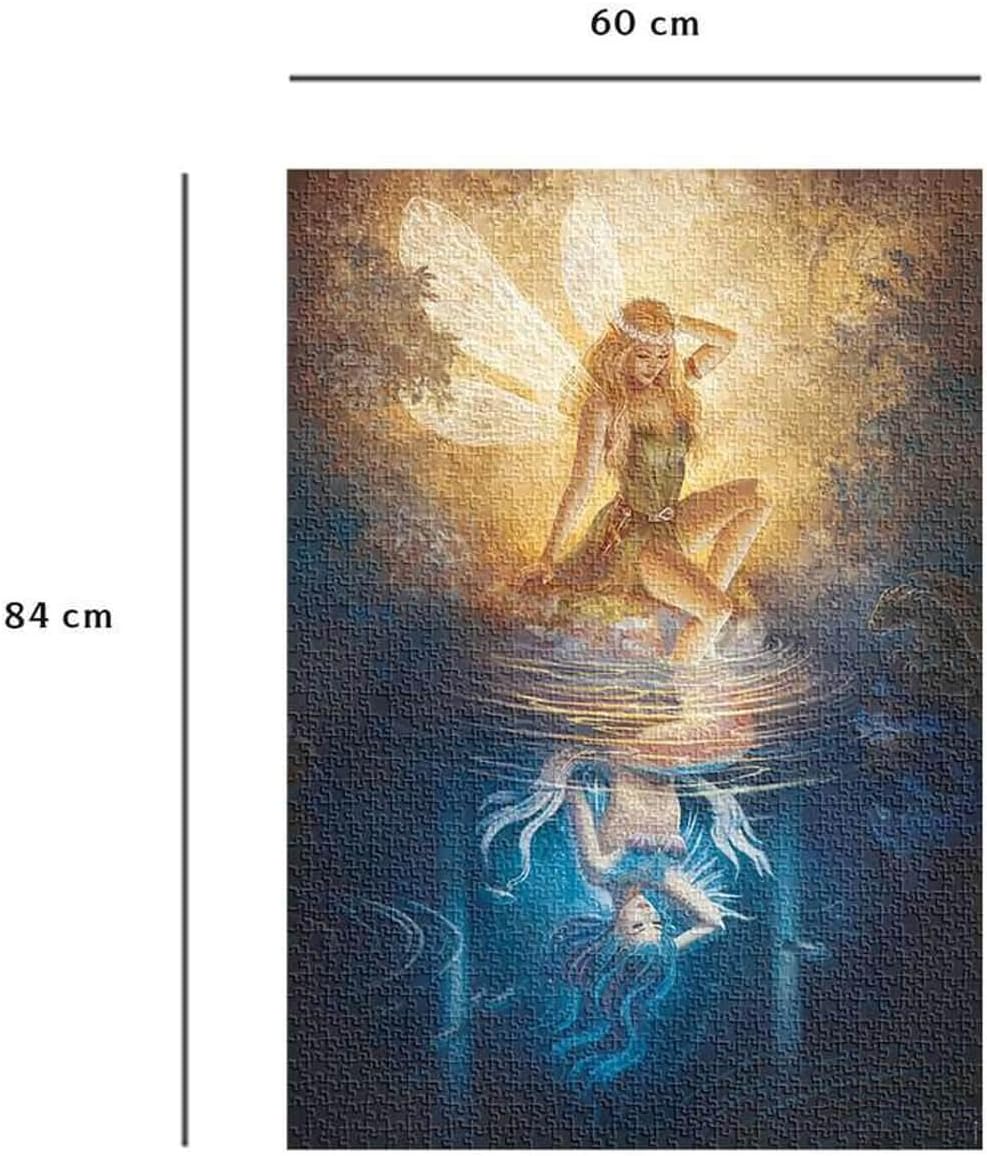 Nathan - 1500 Piece Jigsaw Puzzle - The Reflection of The Fairy - Adults and Children from 14 Years Old Puzzle - Artist Collection - 12000934