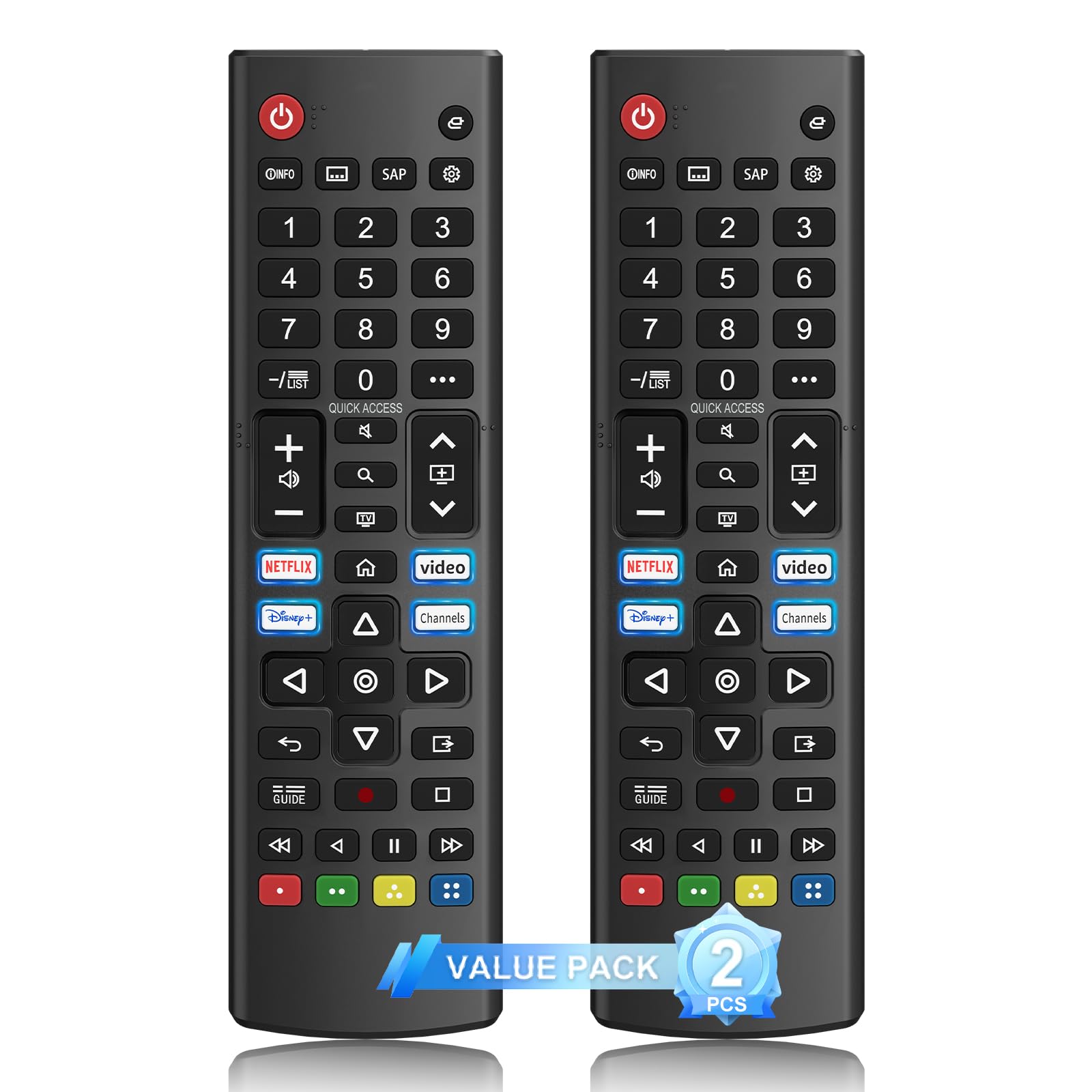 (Pack of 2) Replacement Remote Control Compatible for Roku TV,for TCL Roku/for Hisense Roku/for Onn Roku(Not for Roku Stick,Box and Players) — Amazon image 10