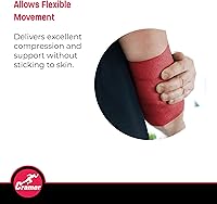 Vista 12 de Cramer Eco-Flex Self-Stick Stretch Tape, Cohesive Tape, Flexible Elastic Sports Tape, Athletic Training Room Supplies, Easy Tear & Self-Adherent