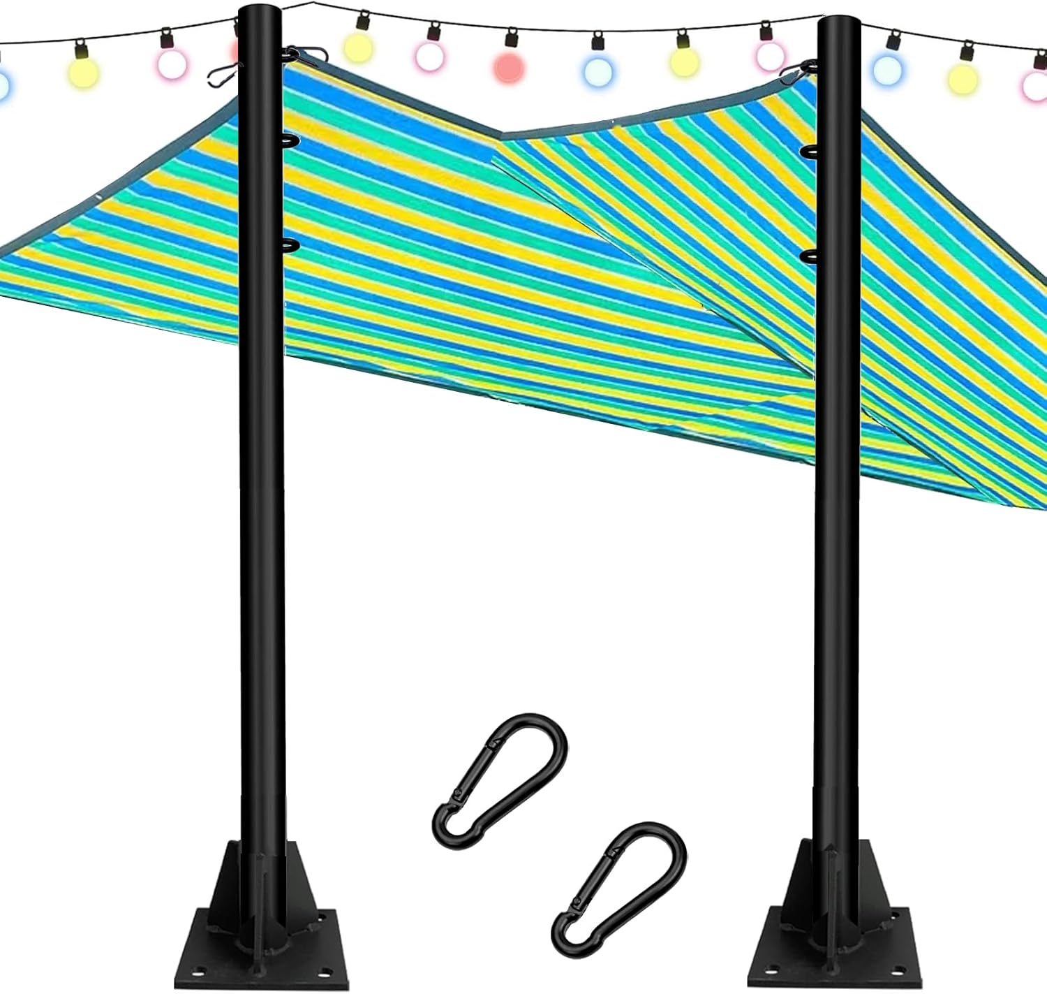 Sun Shade Sail Poles, Outdoor Sun Shade Sail Poles Support