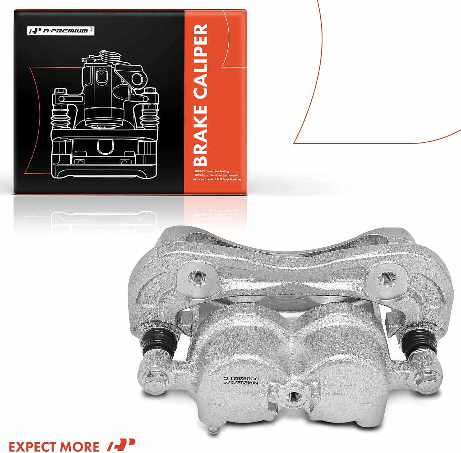 A-Premium Disc Brake Caliper Assembly with Bracket Compatible with Kia Sorento 2005 2006 2007 2008 2009 - Front Right Passenger Side