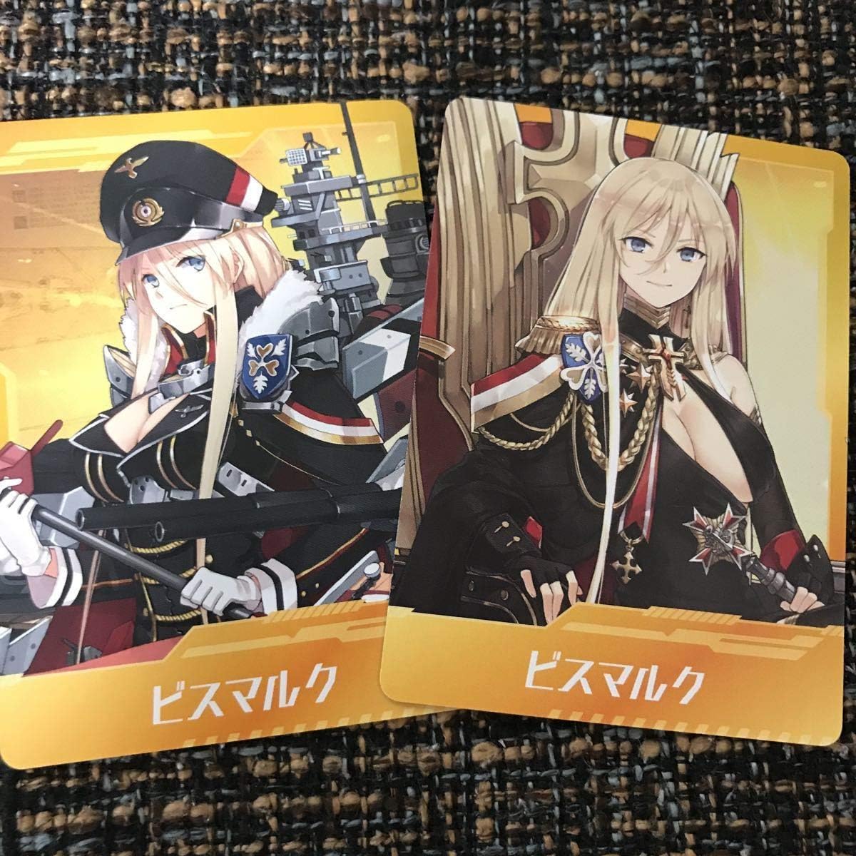 Amazon アズールレーン 秋フェス 19 秋 秋葉原 コラボ キャンペーン アズレン トレーディングカード 限定 非売品 特典 アトレ ビスマルク 2種 アニメ 萌えグッズ 通販