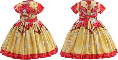 Miniatura 6 de Hellet Girls Dress Up Superhero Sets  Slap Bracelets for Kids Costumes Halloween Birthday Gifts Party