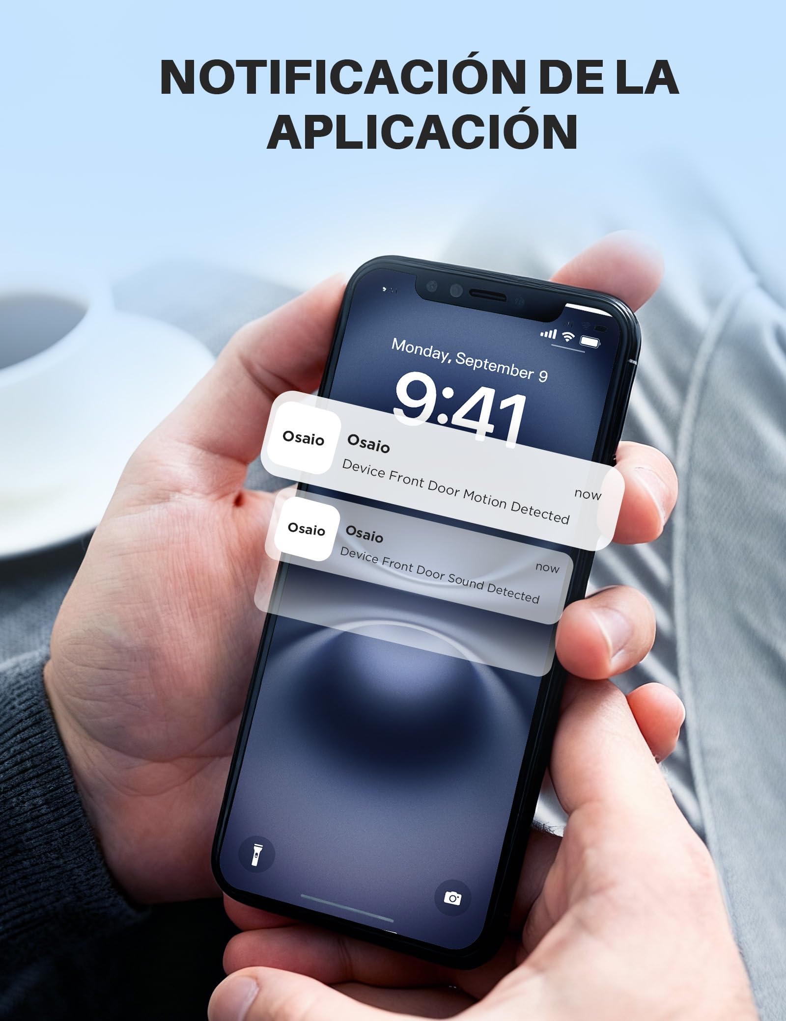 WOLFANG Camara Vigilancia WiFi Exterior, 2K Seguridad Camaras Vigilancia Domicilio WiFi 2,4G con Visión Nocturna Color, Detección de Movimiento, Sirena, Audio Bidireccional, IP65, 2 Pack