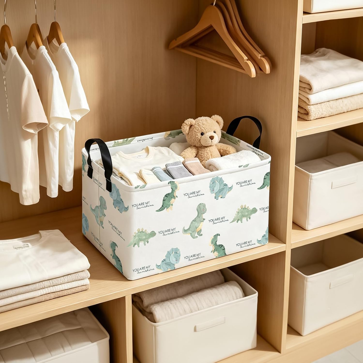 Rectangular Dragon Fabric Storage Basket image 5