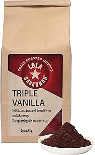 Lola Savannah Triple Vanilla Ground Caffeinated Coffee, 2lb