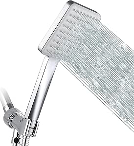 GRICH High Pressure Shower Head with Handheld and 6 spray modes