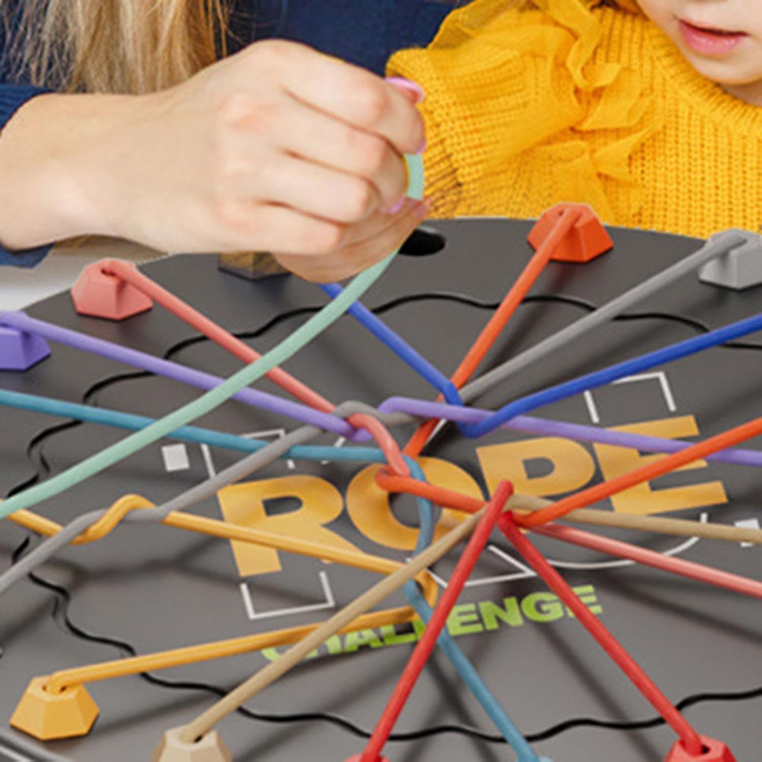 JBM ENTERPRISE Rope Logic Puzzle Game – Brain Teaser Toy for Kids & Adults | Untangling Strategy Board Game for Travel, Family & Party Fun | Multi-Level Focus & Motor Skill Development Challenge - Image 7 thumbnail