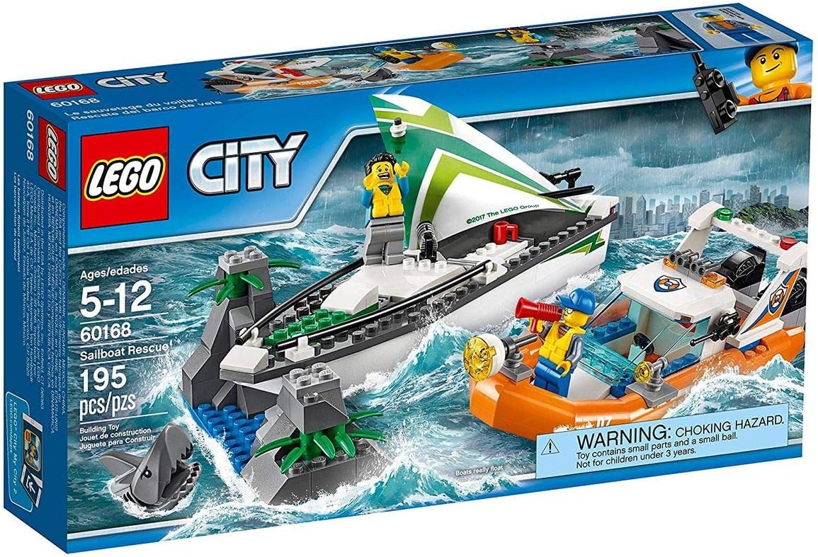 Lego City 60168 sail boat rescue set