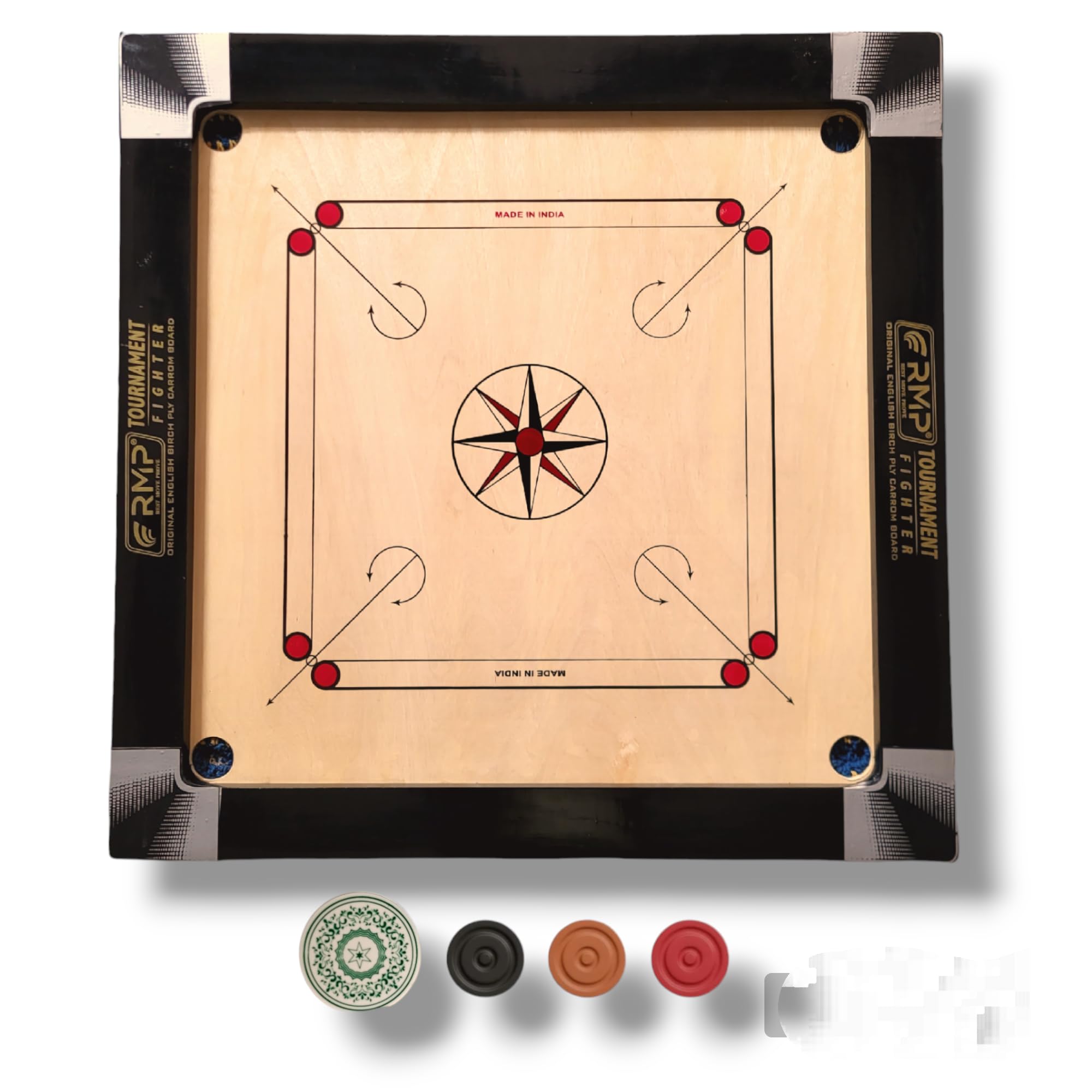 RMP Champion Carrom Board 36 inch Full Size for Adults, Carrom Board Glossy Finish, Smooth Surface with Carrom Board Coins, Striker and boric Powder. (B0CTXMCHLN) Amazon Price History, Amazon Price Tracker