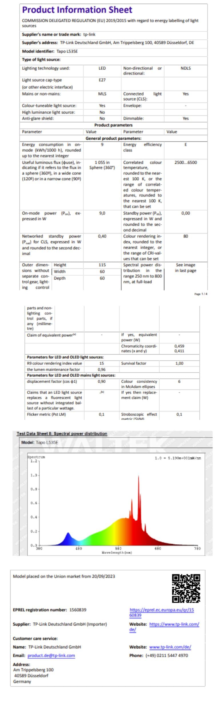 Jual TAPO D230S1 Smart Battery Video Doorbell Color Night Vision Camera With Hub 5mp 2k Wire Free Smart Ai Detection And Notification Head To Toe View Ip64 Water And Dust Resistant I.586835793