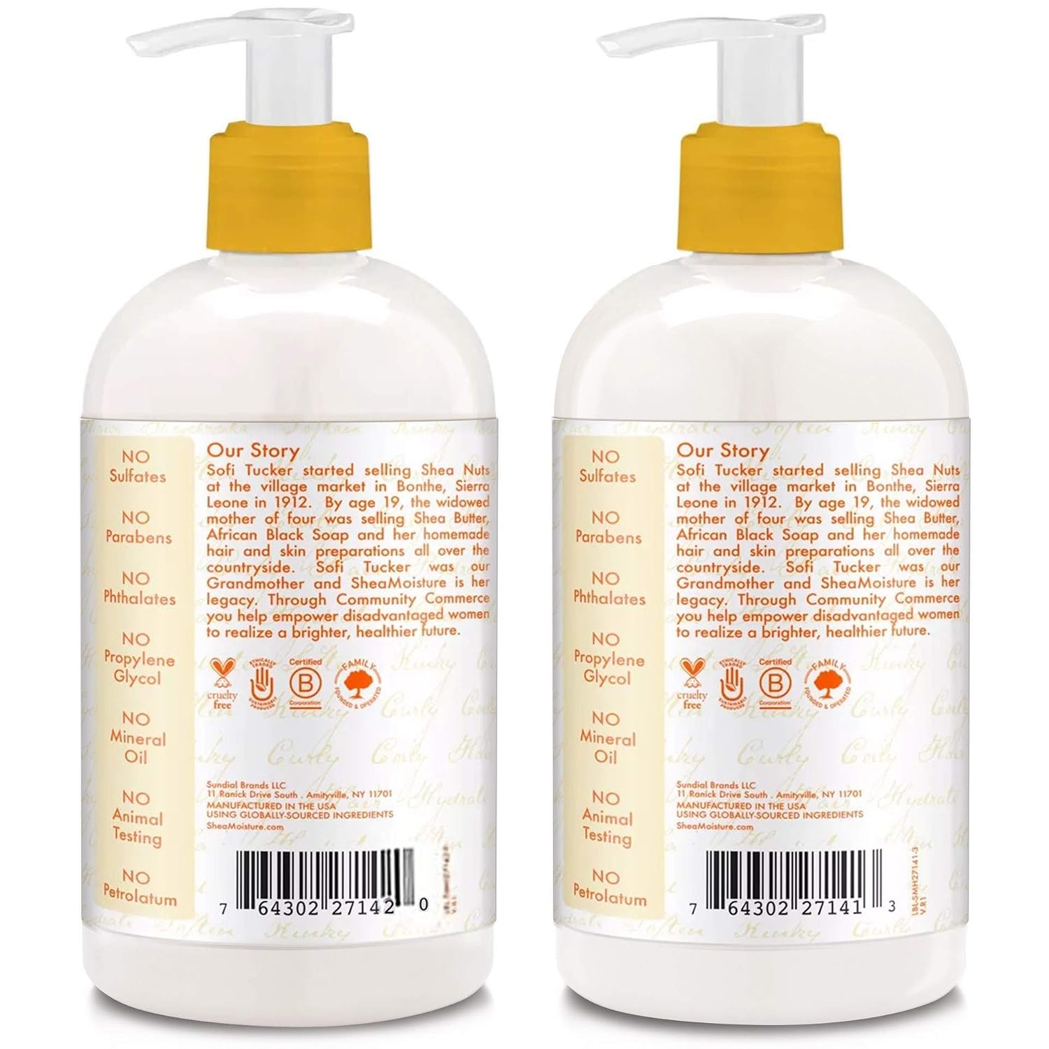 Shea Moisture Shampoo and Conditioner Set, Coconut Custard Make It Last Wash N’ Go Shampoo 13 Ounce, Coconut Custard Make It Last Wash N’ Go Conditioner 13 Ounce