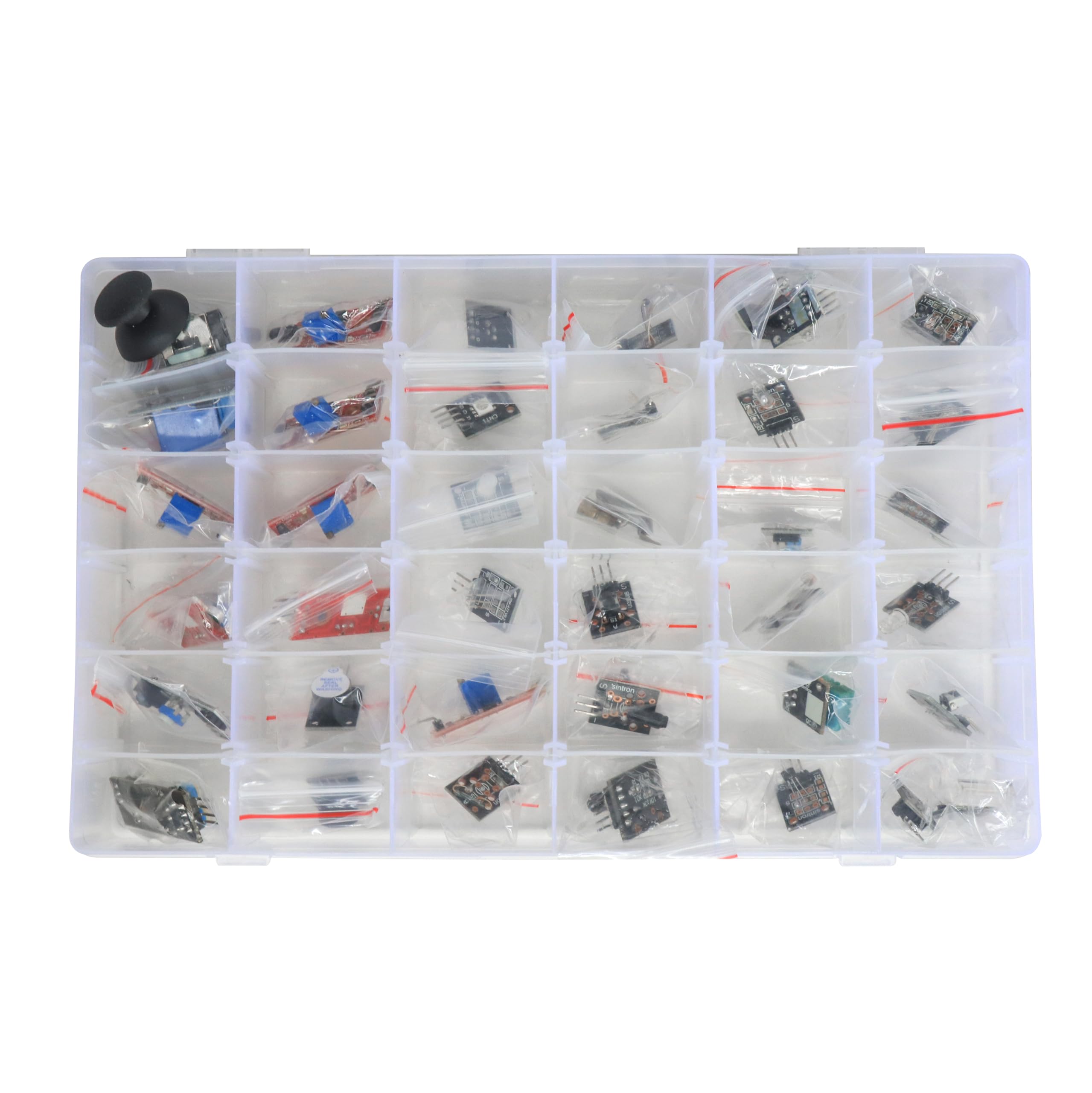 Electronic Spices Combo of 37 in 1 Ultimate Sensor Kit | for Arduino DIY Projects & Robotics Science Project | Compatible with Uno, Mega, Nano, Raspberry Pi