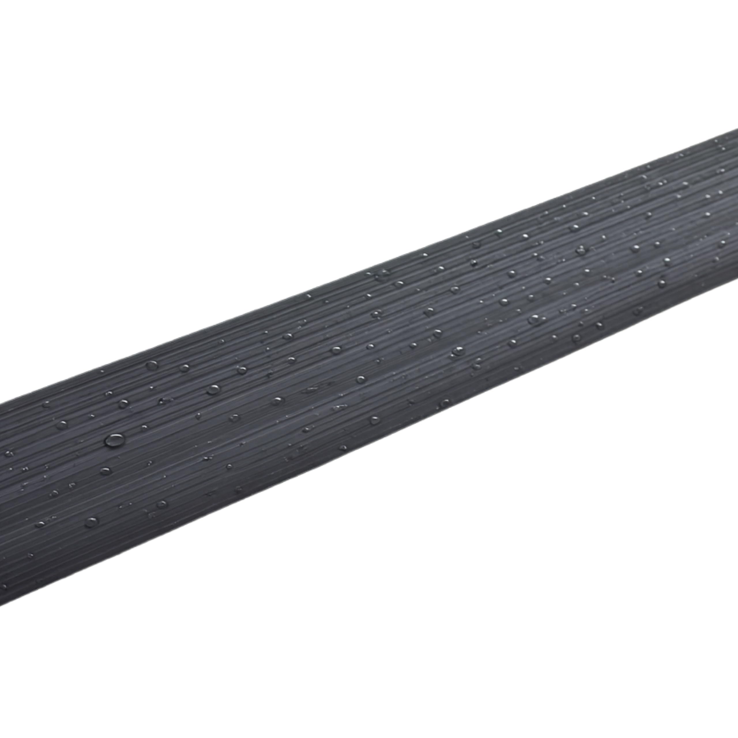 PEPE Mobility Rampa progowa (2 x 14,5 x 100 cm), antypoślizgowy elastyczny PVC, możliwość przycięcia, do użytku w pomieszczeniach, pojemność 500 kg