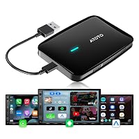 MYATOTO Adattatore Android Auto Wireless CarPlay, AI Box CarPlay 2GB+16GB per auto