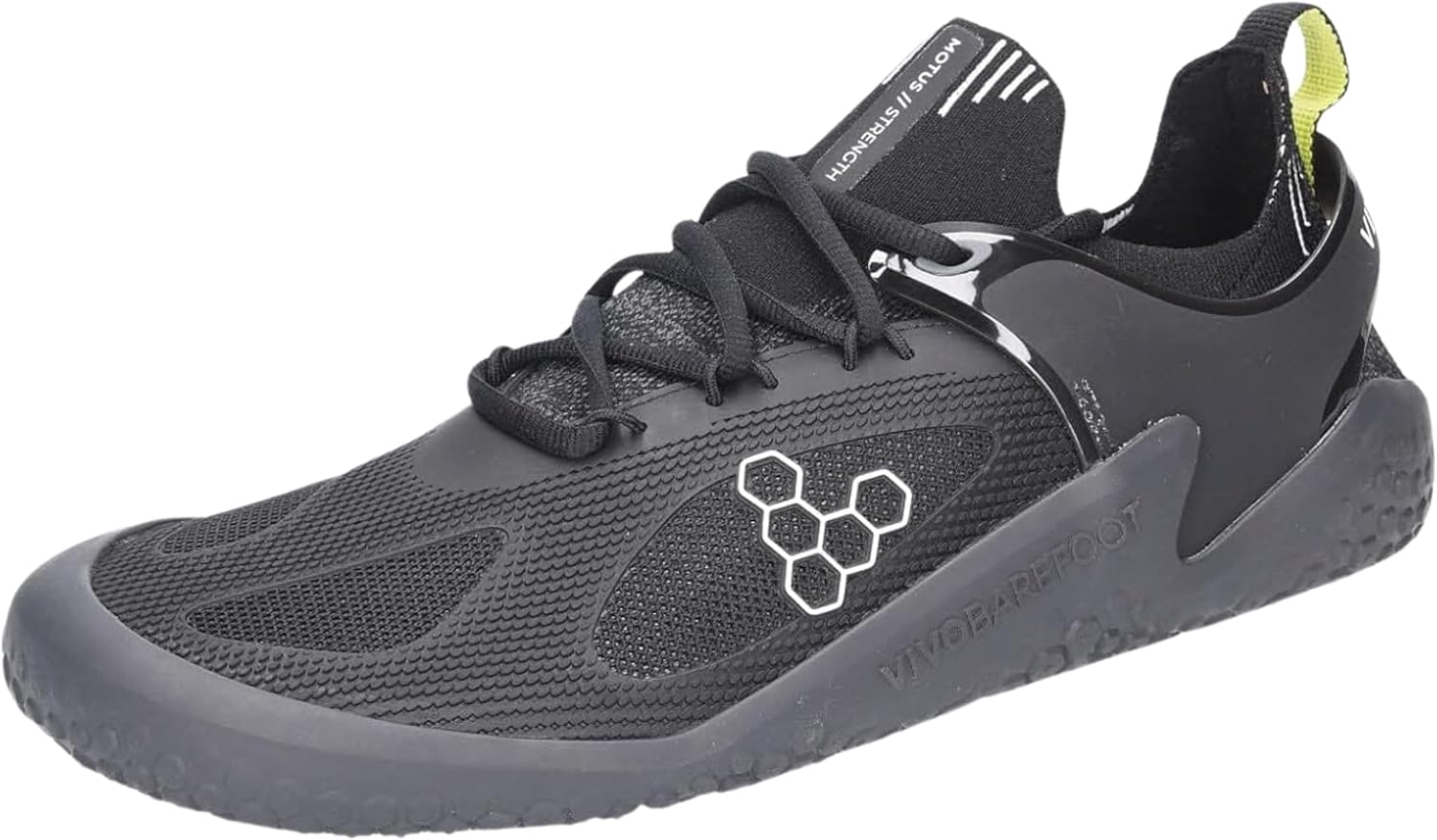 Vivobarefoot Women's Motus Strength Zero-Drop Training Shoe, Obsidian Grey, 6