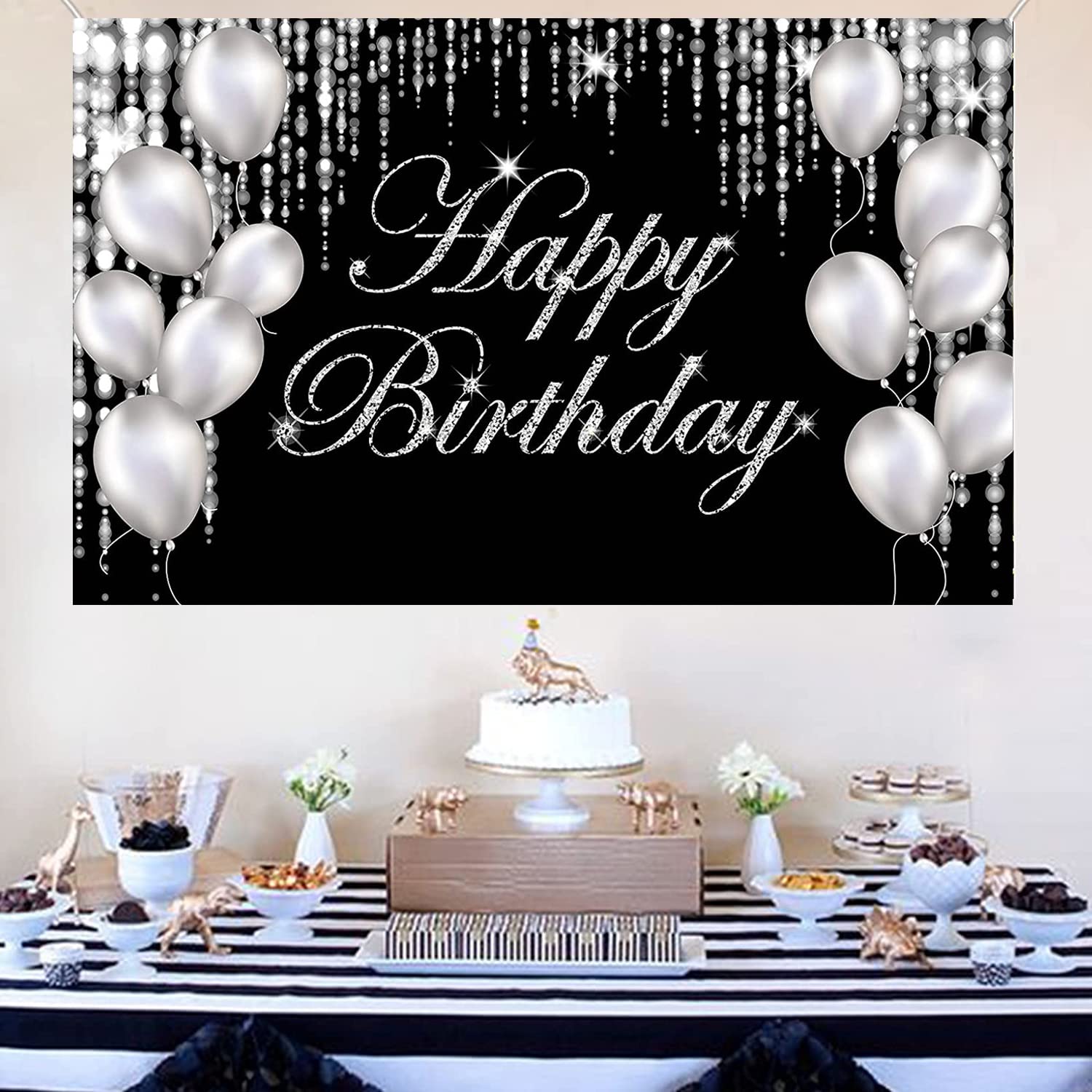 Pirese “Go Shawty It’s Your Birthday” Decorations Kit – Hip Hop Theme Banner, Balloons & Confetti Set