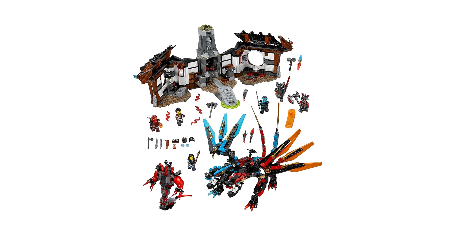 Amazon.com: LEGO 樂高NINJAGO Dragon's Forge 70627 : 玩具和遊戲