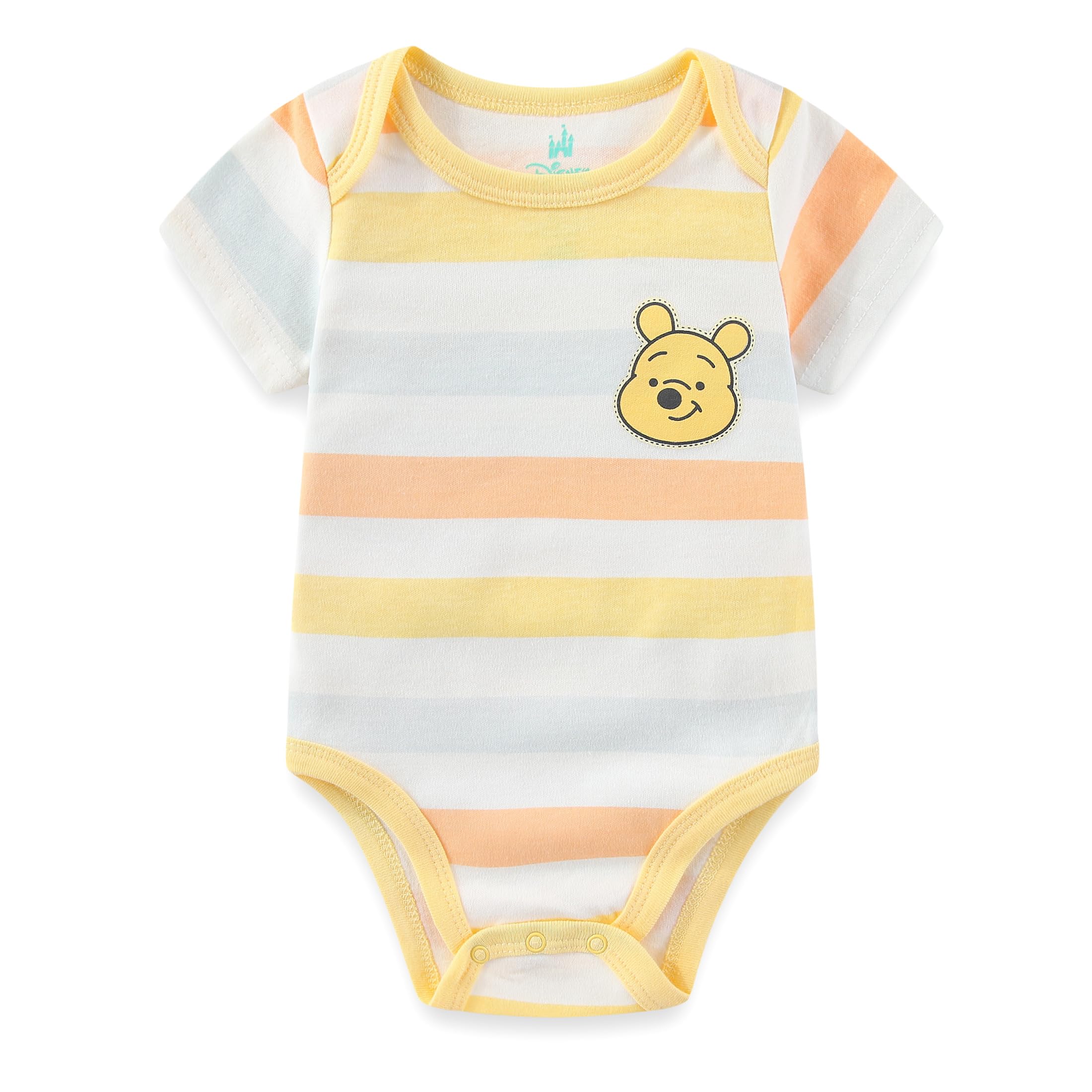 Disney Winnie the Pooh - Pelele para bebé, 3 unidades, blanco, amarillo, gris (amarillo/gris/blanco), 3-6 meses, blanco, amarillo, gris (amarillo/gris/blanco), 3-6 meses, Blanco, Amarillo, Gris