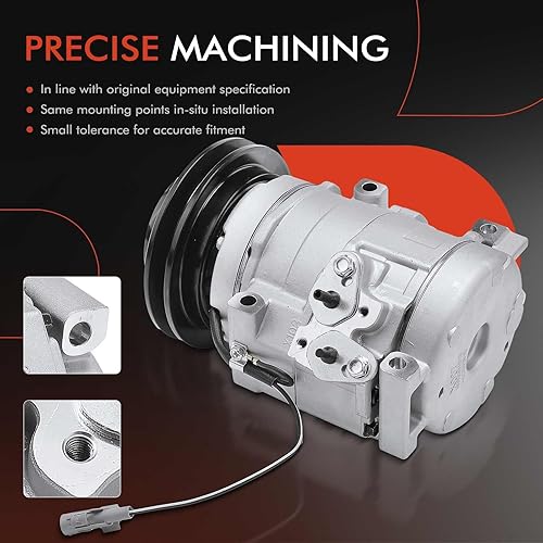 Miniatura 5 de A-Premium Compresor de AC con embrague compatible con Toyota Prado Land Cruiser