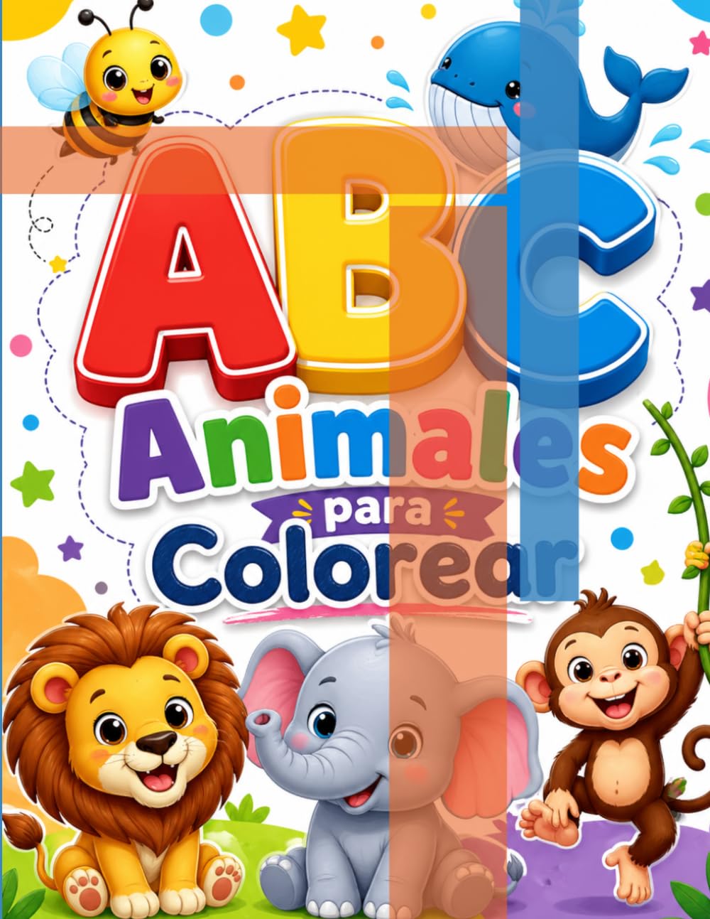 ABC Animales para Colorear: Libro de colorear para niños de la A a la Z