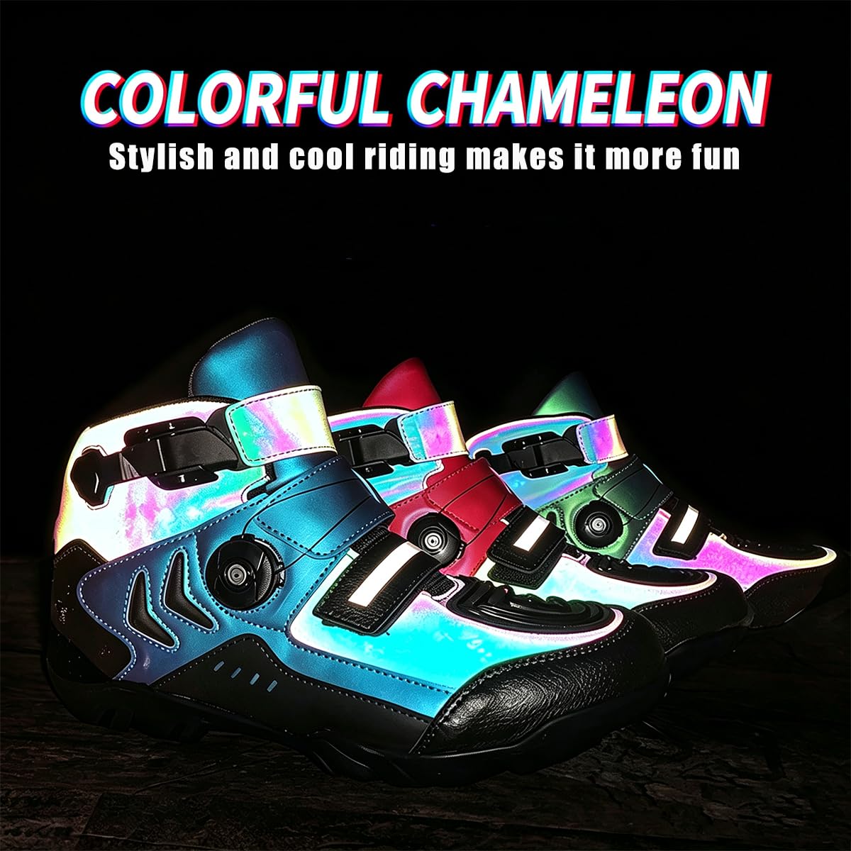 Stivali da Moto Uomo Scarpe da Moto Pista Racing | Rinforzo alla Caviglia e Tallone, Protezione Cambio, suola in gomma, Resistenti agli Urti, Chiusura Rapida, Antiscivolo