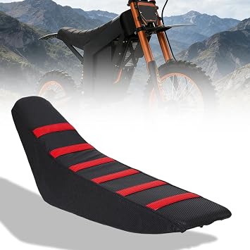 Ebike Seat Cover for Yozma in 10/Tuttio Soleil01 Electric Dirt Bike, Anti-Slip and Waterproof, Thickened Seat Cover for Yozma/Tutti Electric Motorcycle, Ebike Upgraded Replacement Part, Red
