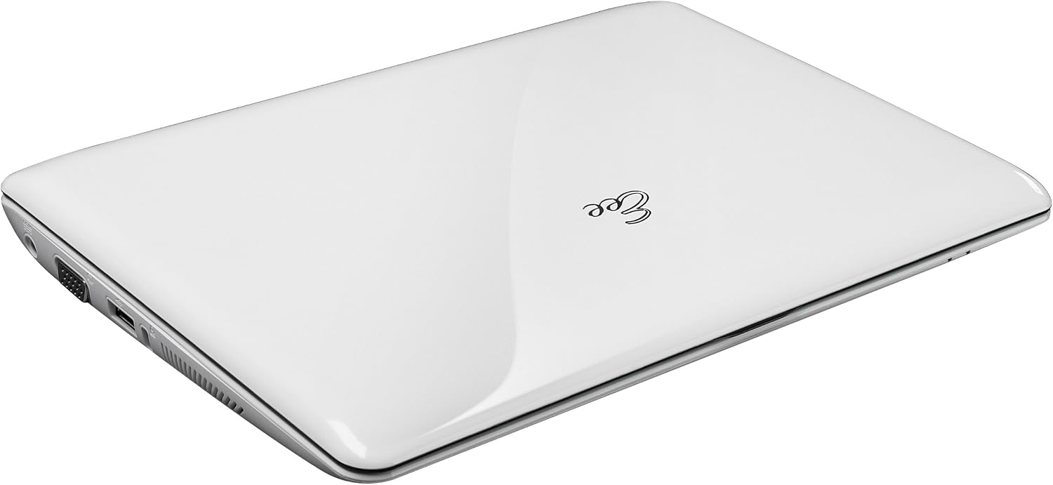 ASUS Eee PC 1005HA-VU1X-WT 10.1-Inch White Netbook - 8.5 Hour Battery Life