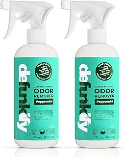Fabric Freshener Spray, 32oz. 'Peppermint' Odor Remover Spray. Shoe Deodorizer, Carpet Deodorizer, Odor Eliminator for Strong Odors Cleaning Supplies. ProvenSafe™ Fabric Freshener for Sensitive Gear