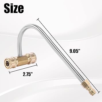 FIXFANS Pressure Washer Extension Wand 120, Pressure Washer Gutter Cleaner Attachment