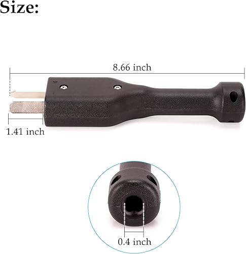 Miniatura 4 de 10L0L Crow Foot 2 Prong Cargador Plug para EZGO, Yamaha, Club Car 36 Voltios Eléctrico Carrito de Golf