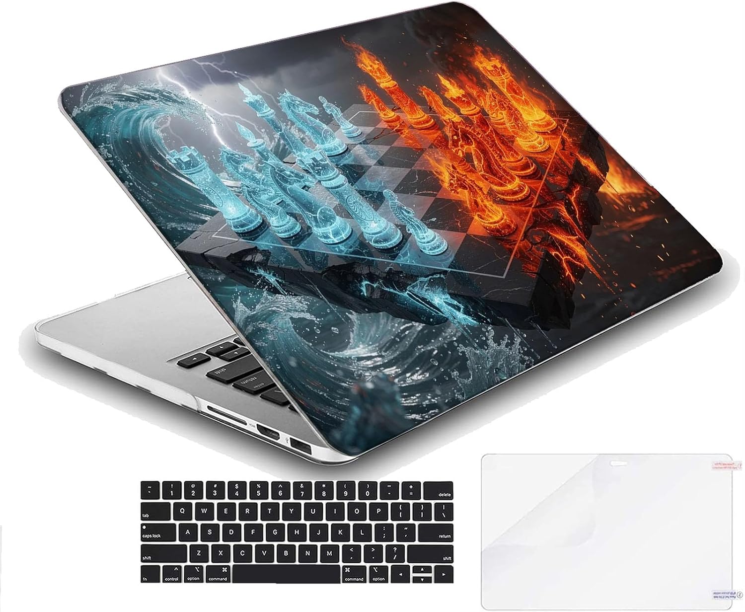 Compatible with MacBook Neo 13-inch, Hard Shell Case with Keyboard Cover and Screen Protector (A3404 A18 Pro chip, 2026 Release) - Chess MC22219