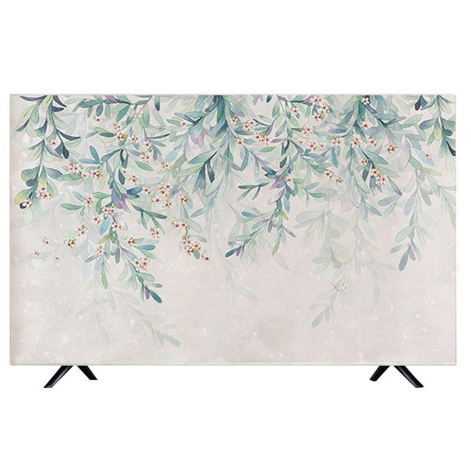 Xyueru One Color Indoor Tv Cover, Lcd, Led Tv Dust Cover, Art Cover, Desktop Universal Fabric Tv, Dustproof Tv Screen Protector(55 Inches)