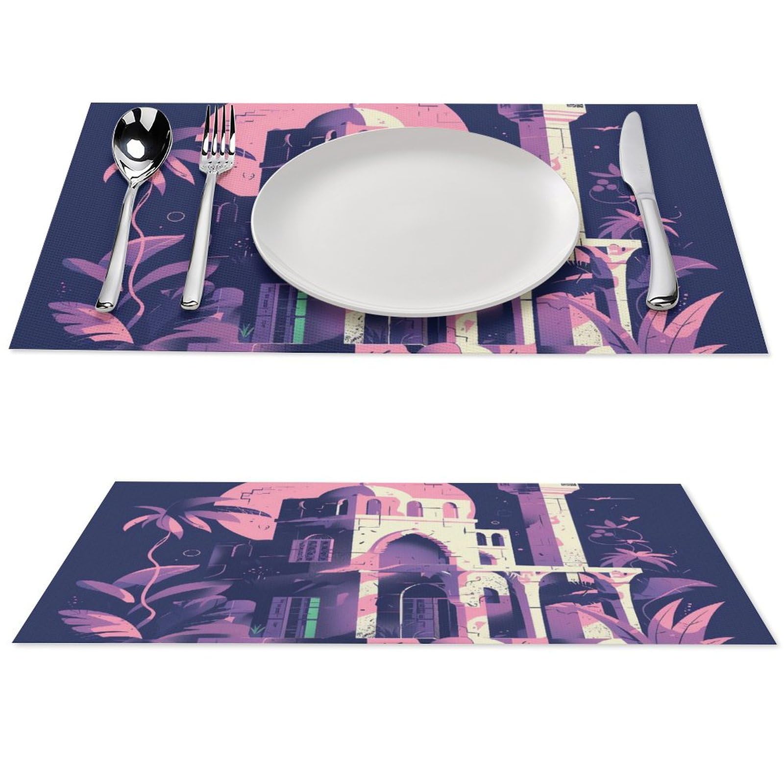 Sets de table antidérapants et lavables de cuisine pour protéger de la chaleur lot de 4