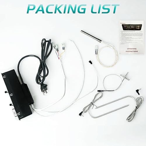 Miniatura 7 de Panel de control para piezas de parrilla de pellets Pit Boss Serie 4 fumadores verticales Controlador de termostato digital Reemplazo de la placa