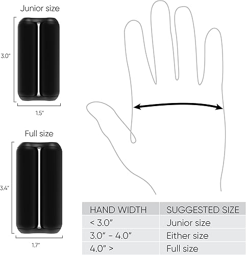 Miniatura 3 de ONO Roller Negro  Juguete de mano para adultos  Ayuda a aliviar el estrés la ansiedad la tensión  promueve el enfoque la claridad  diseño compacto y