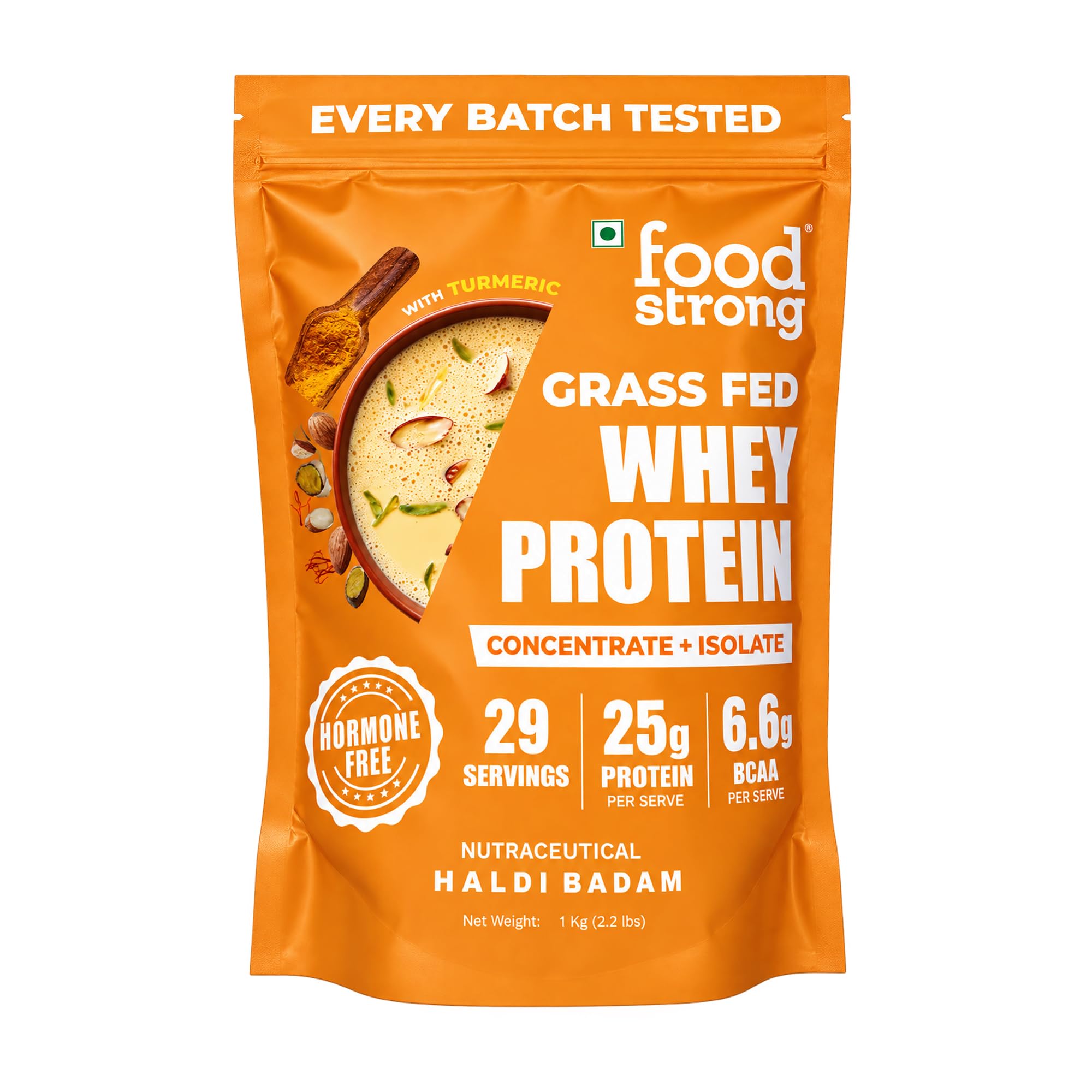 Foodstrong Whey Protein Powder Unflavoured (Raw) 26g Protein 1KG — Amazon image 32