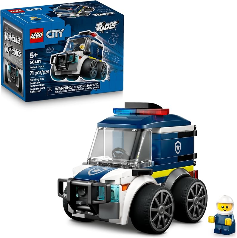 LEGO City Veículos: Caminhão da Polícia 60481 (71 Peças)