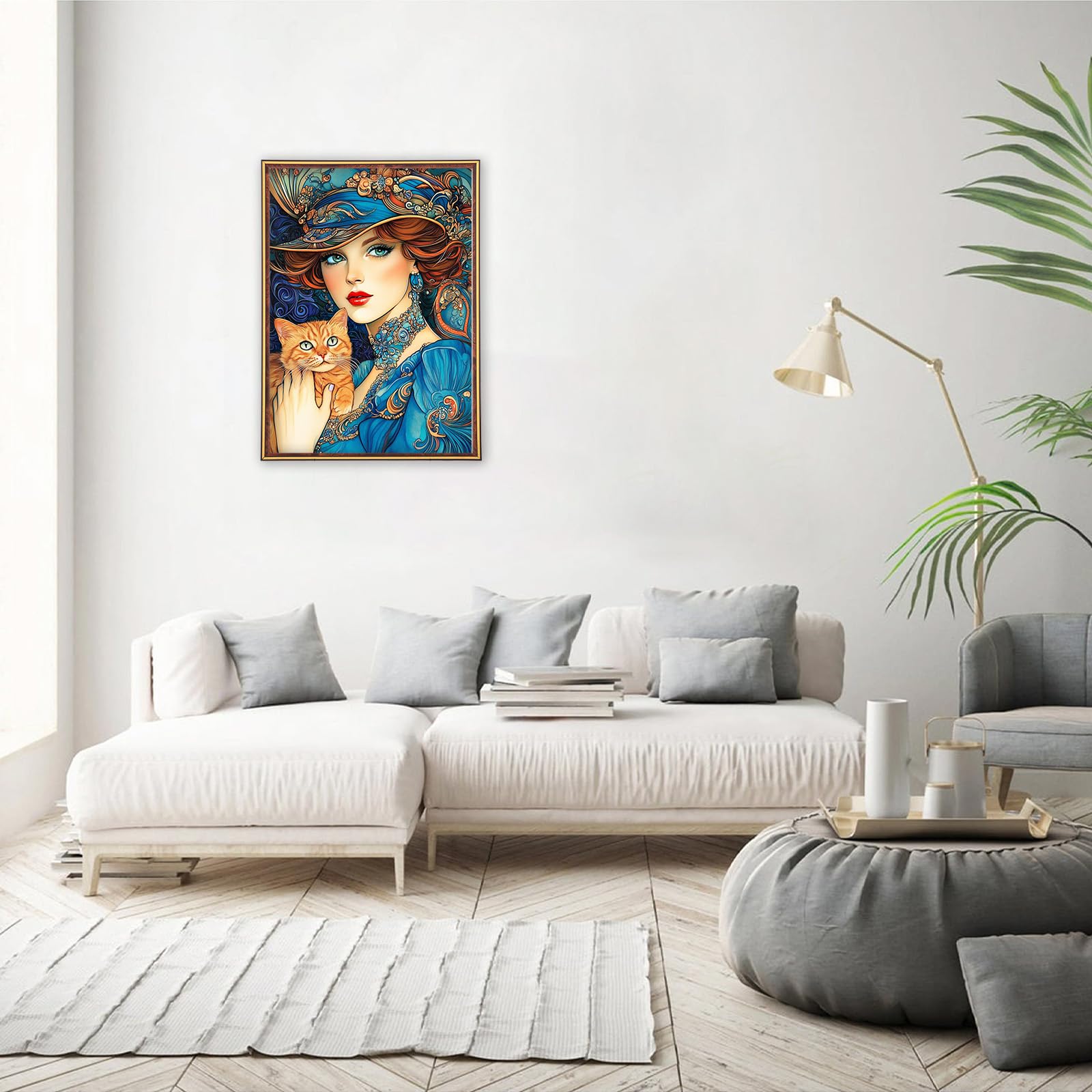 MEIYUDA Kit De Peinture Diamant 5D à Faire Soi-même - Motif Cochon