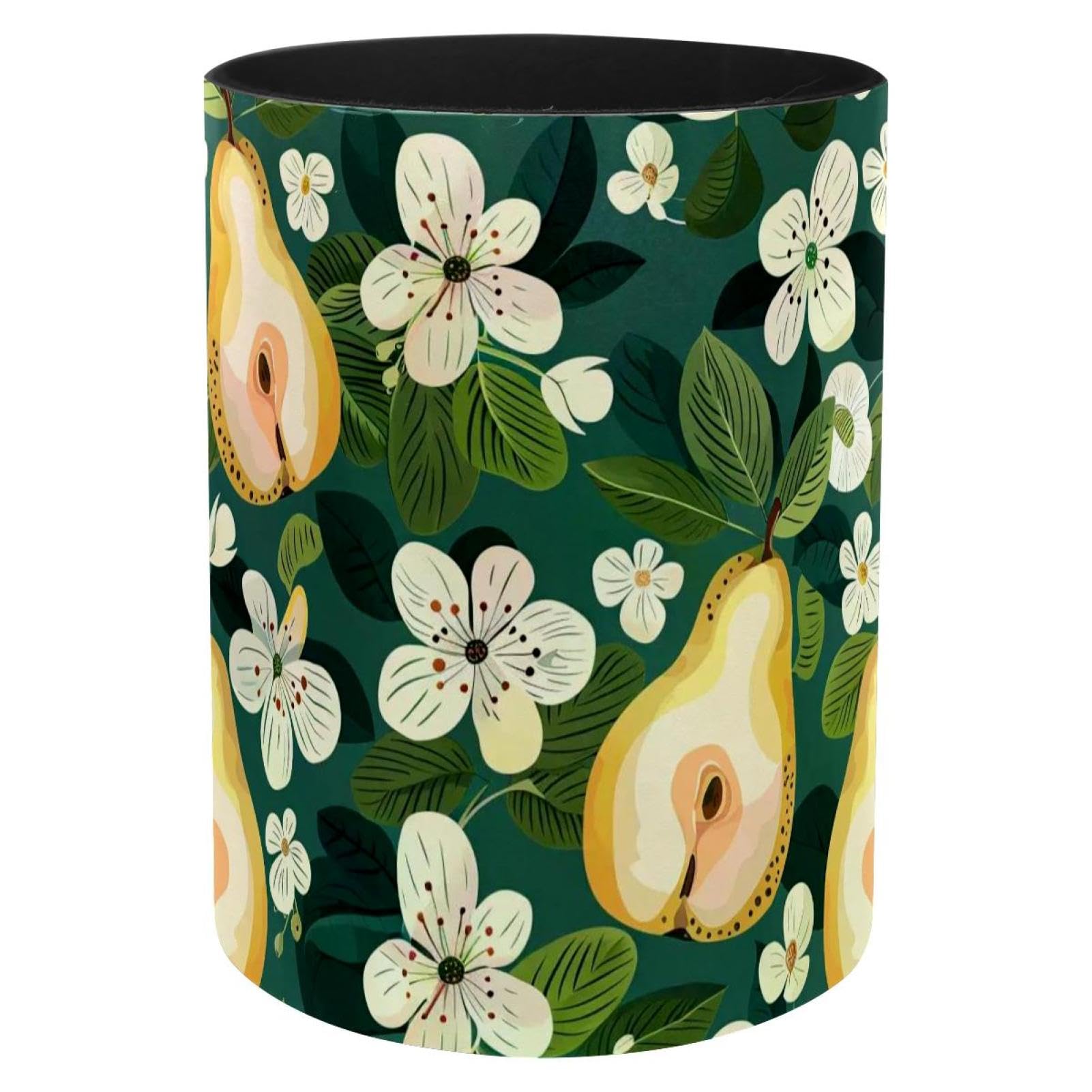 Porte-stylo en métal poire pour bureau et pinceaux de maquillage