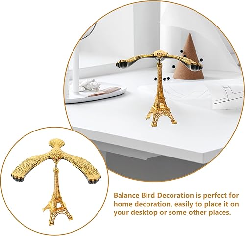 Miniatura 7 de ARTIBETTER Equilibrio Eagle Decoración Adornos Oficina Escritorio Set Aleación Zinc Aleación Zinc Aleación Ornamento